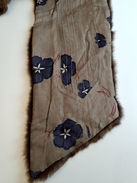 Ukendt mærke Ægte pels stola